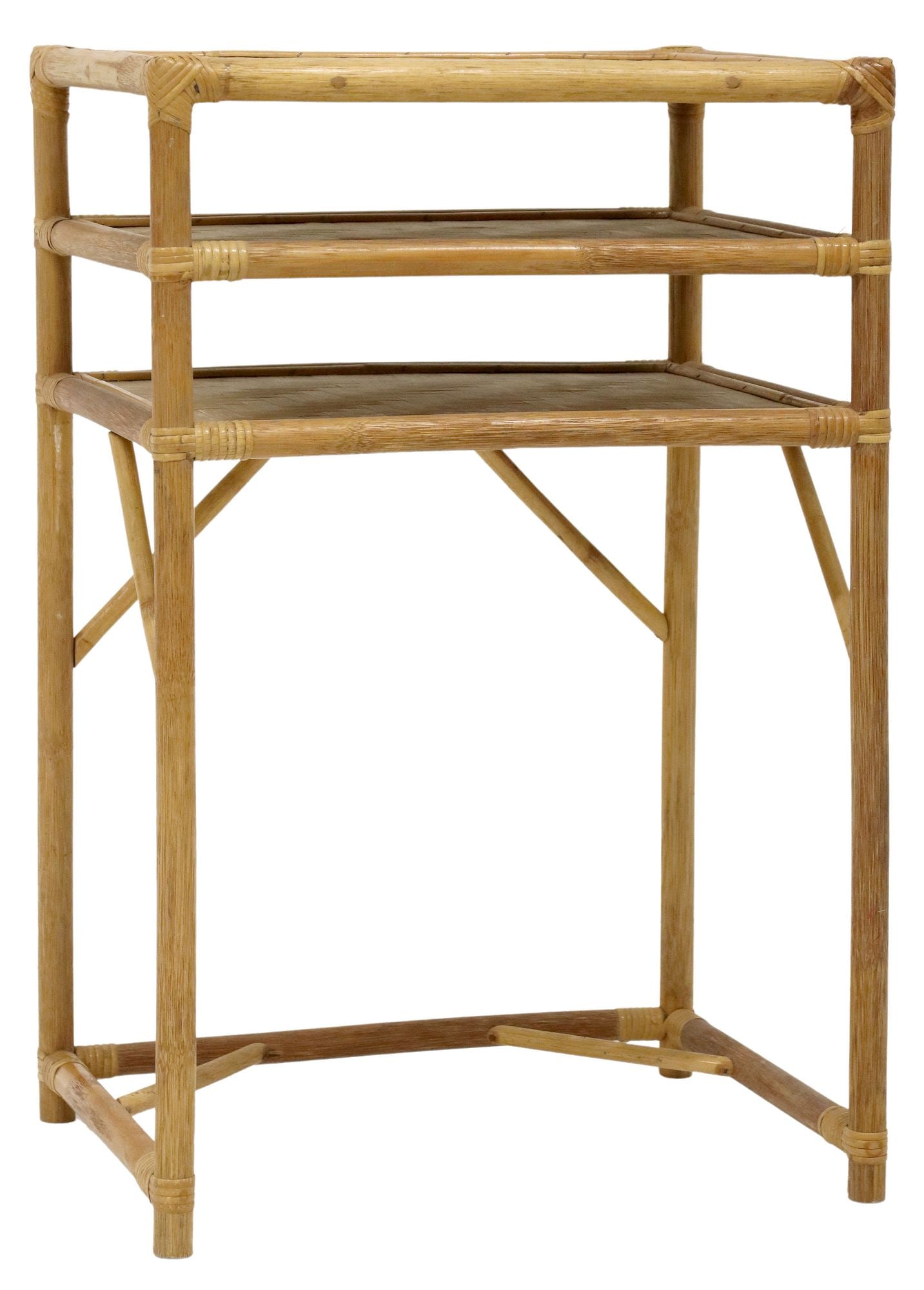 ITALIAN THREE-TIER BAMBOO OCCASIONAL TABLE (1 of 4)