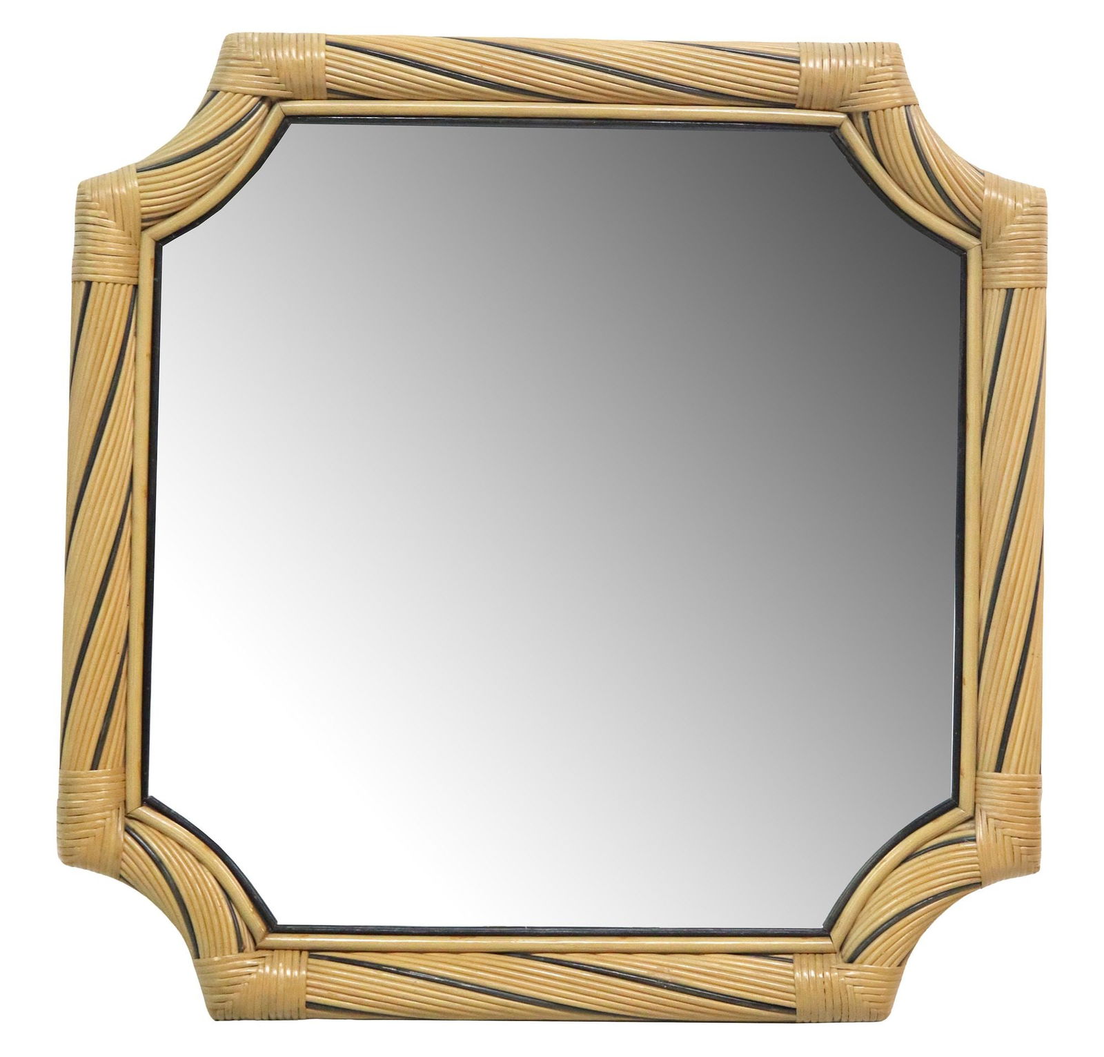 ITALIAN MID-CENTURY PENCIL REED MIRROR (1 of 3)