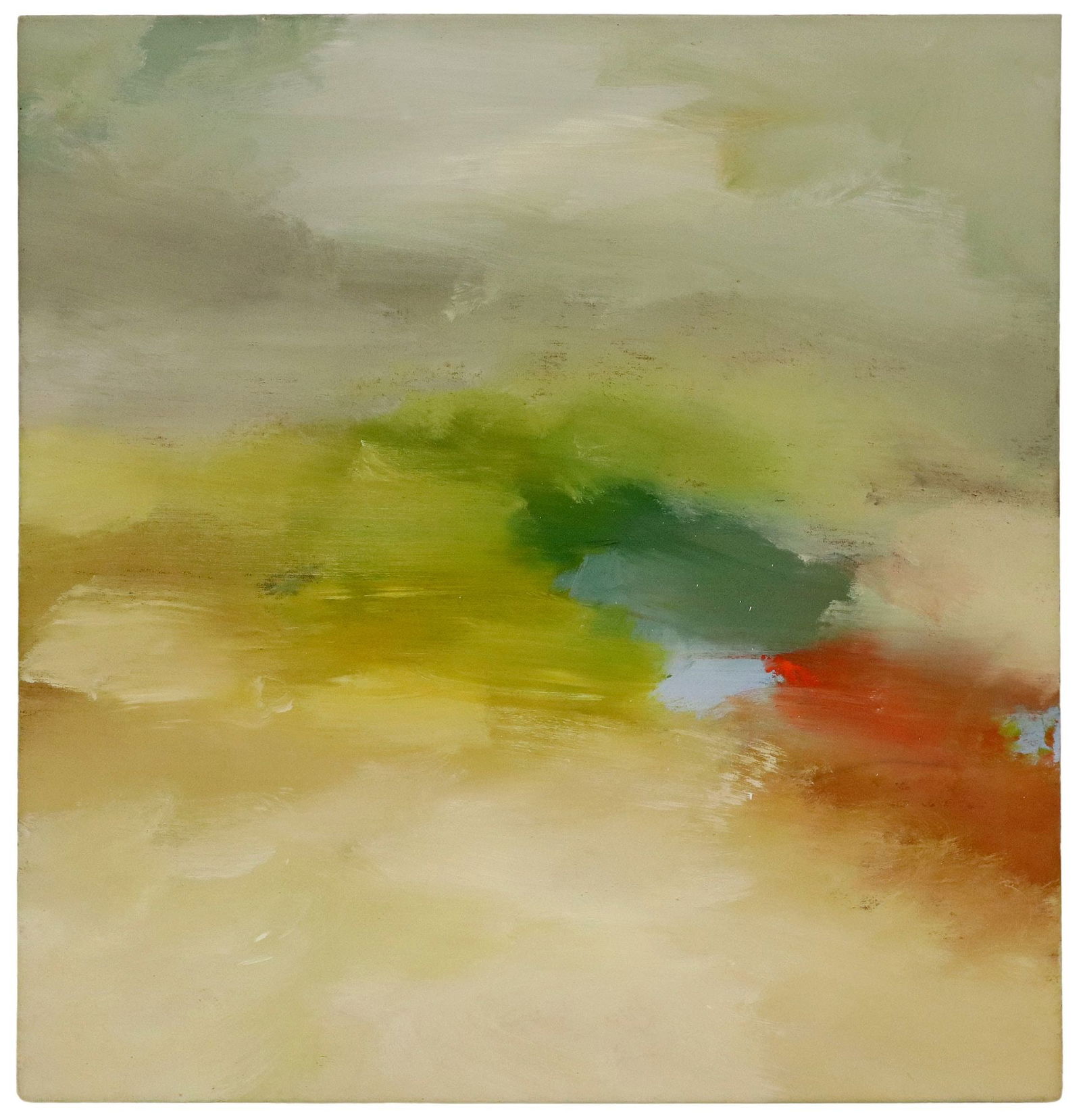 LUC LEESTEMAKER (1957-2012) ABSTRACT EXPRESSIONIST STYLE PAINTING, 54" X 52" (1 of 2)