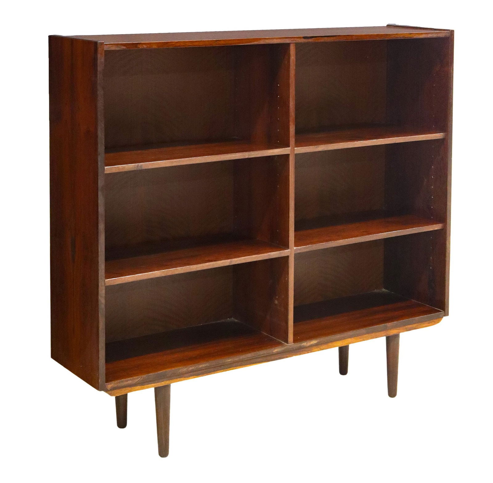 DANISH MID-CENTURY MODERN ROSEWOOD OPEN BOOKCASE (1 of 5)