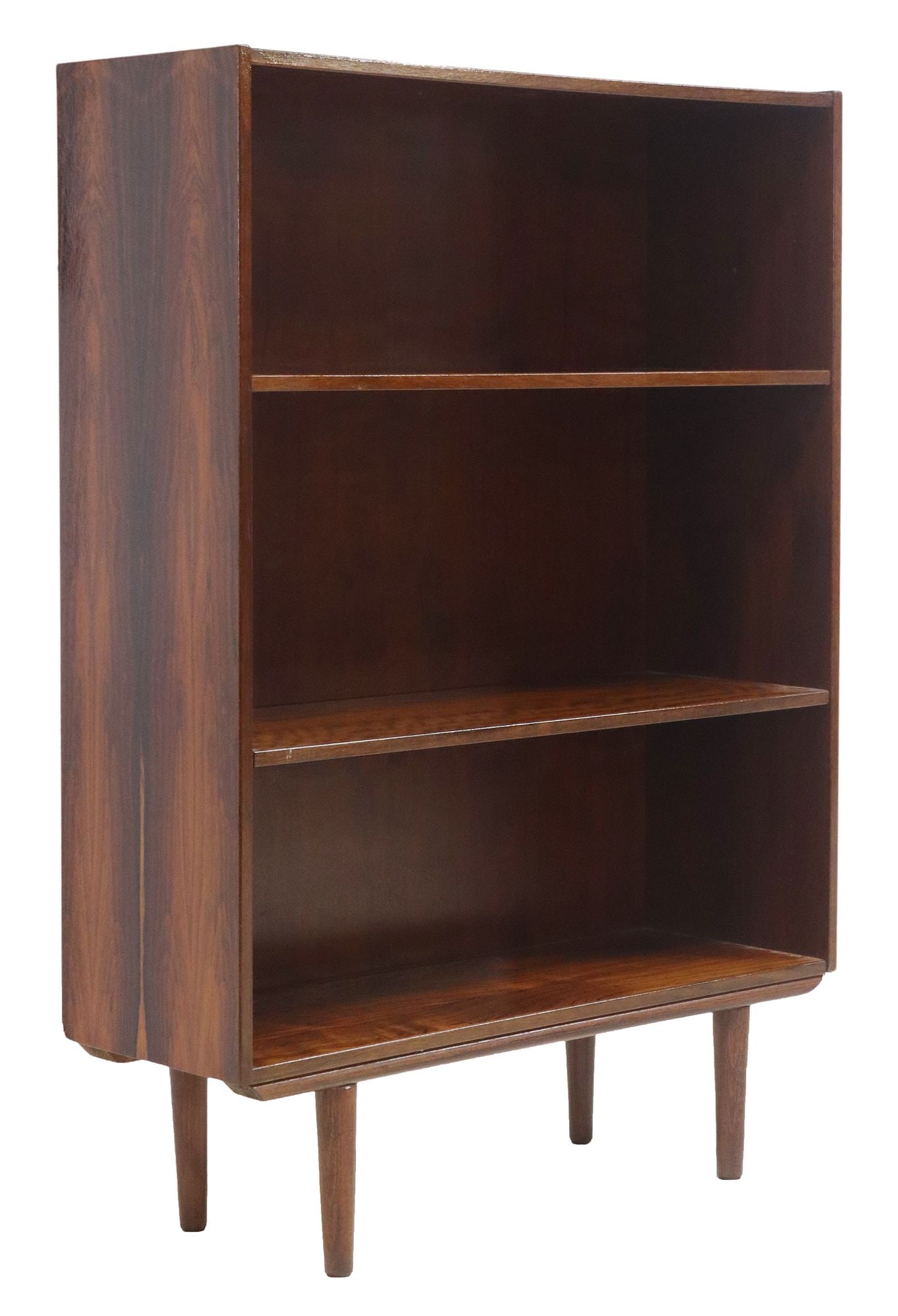 DANISH MID-CENTURY MODERN ROSEWOOD OPEN BOOKCASE (1 of 4)