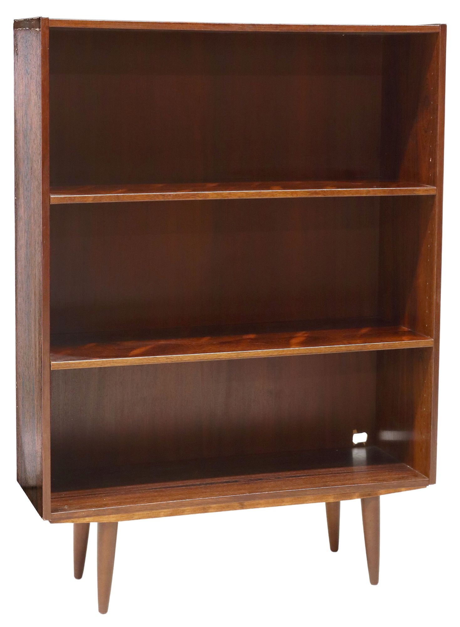 DANISH MID-CENTURY MODERN ROSEWOOD OPEN BOOKCASE (1 of 4)