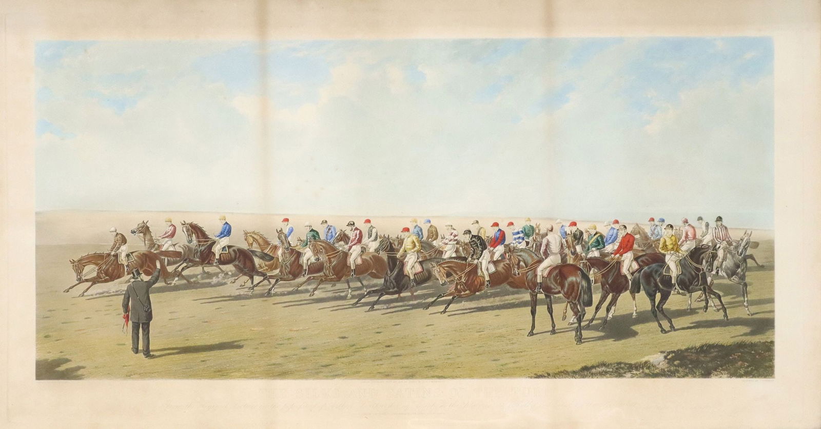 AFTER BENJAMIN HERRING AQUATINT STEEPLECHASE RACE (1 of 6)
