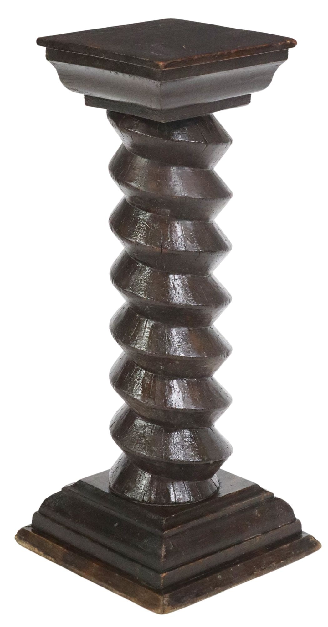 STAND FASHIONED FROM A GRAPE PRESS SCREW (1 of 4)