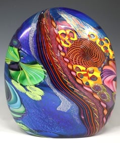 JAMES NOWAK (B.1956) LARGE ART GLASS SCULPTURE