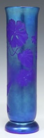 PAUL BELLARDO (1924-2017), KATHLEEN ORME (20THC.) LUNDBERG STUDIOS ART GLASS VASE