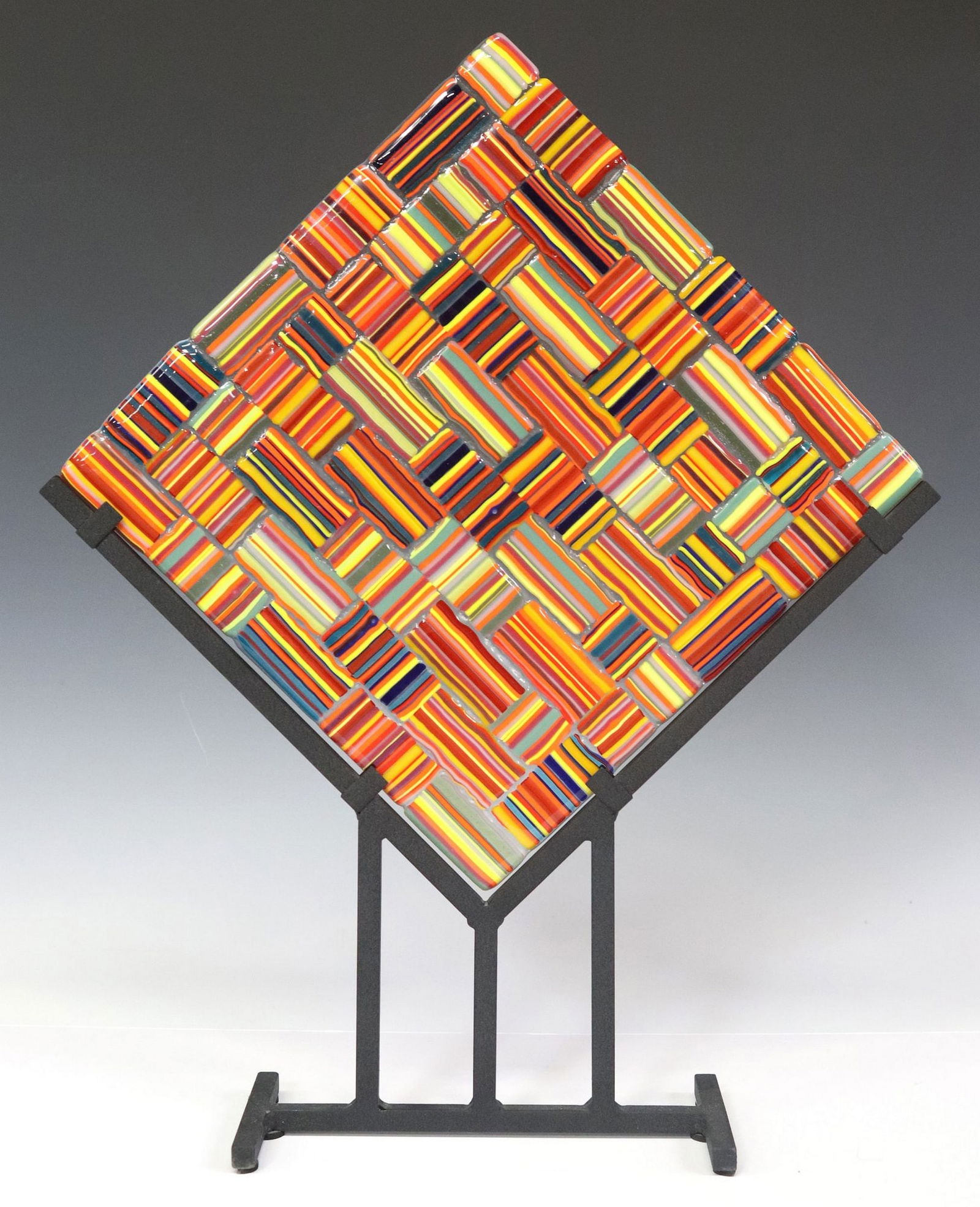 JANE DOMKE JUNO GLASS ART CONTEMPORARY FUSED GLASS SCULPTURE (1 of 4)