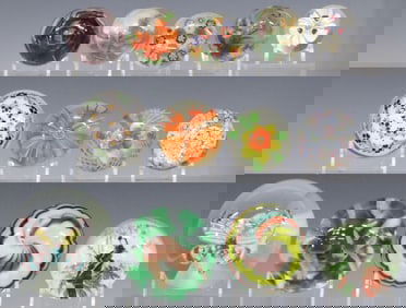 (13) COLLECTION OF ART GLASS PAPERWEIGHTS, MILLEFIORI, LAMPWORK & OTHER