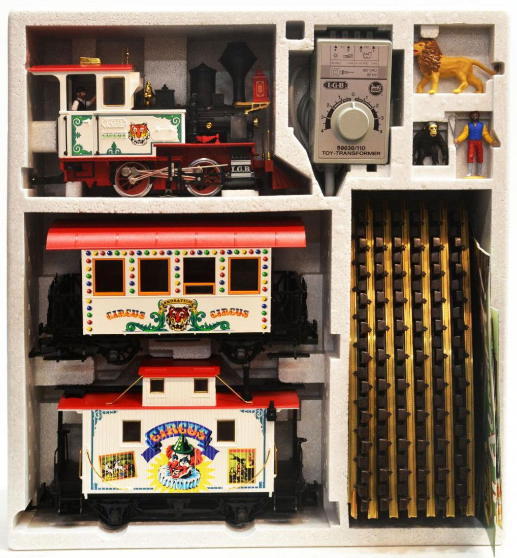 141 LGB COMPLETE MODEL TRAIN SET, 72905 CIRCUS TRAIN