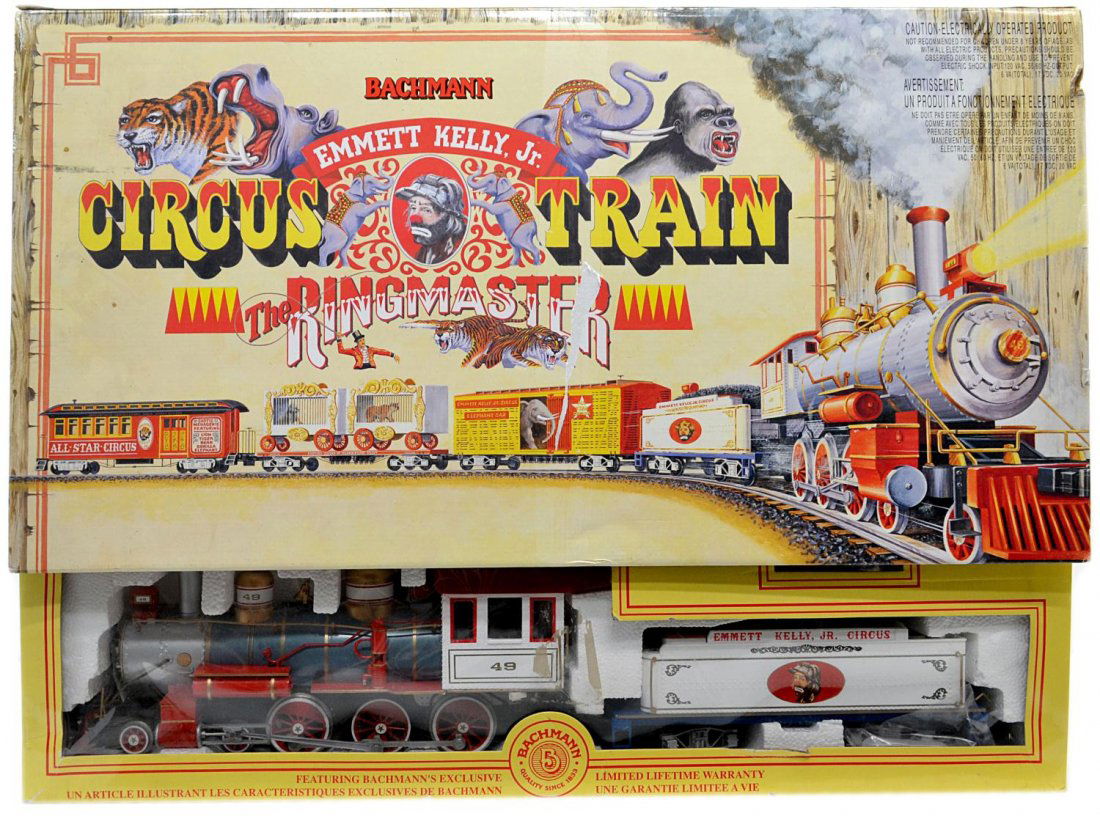 emmett kelly jr circus train set