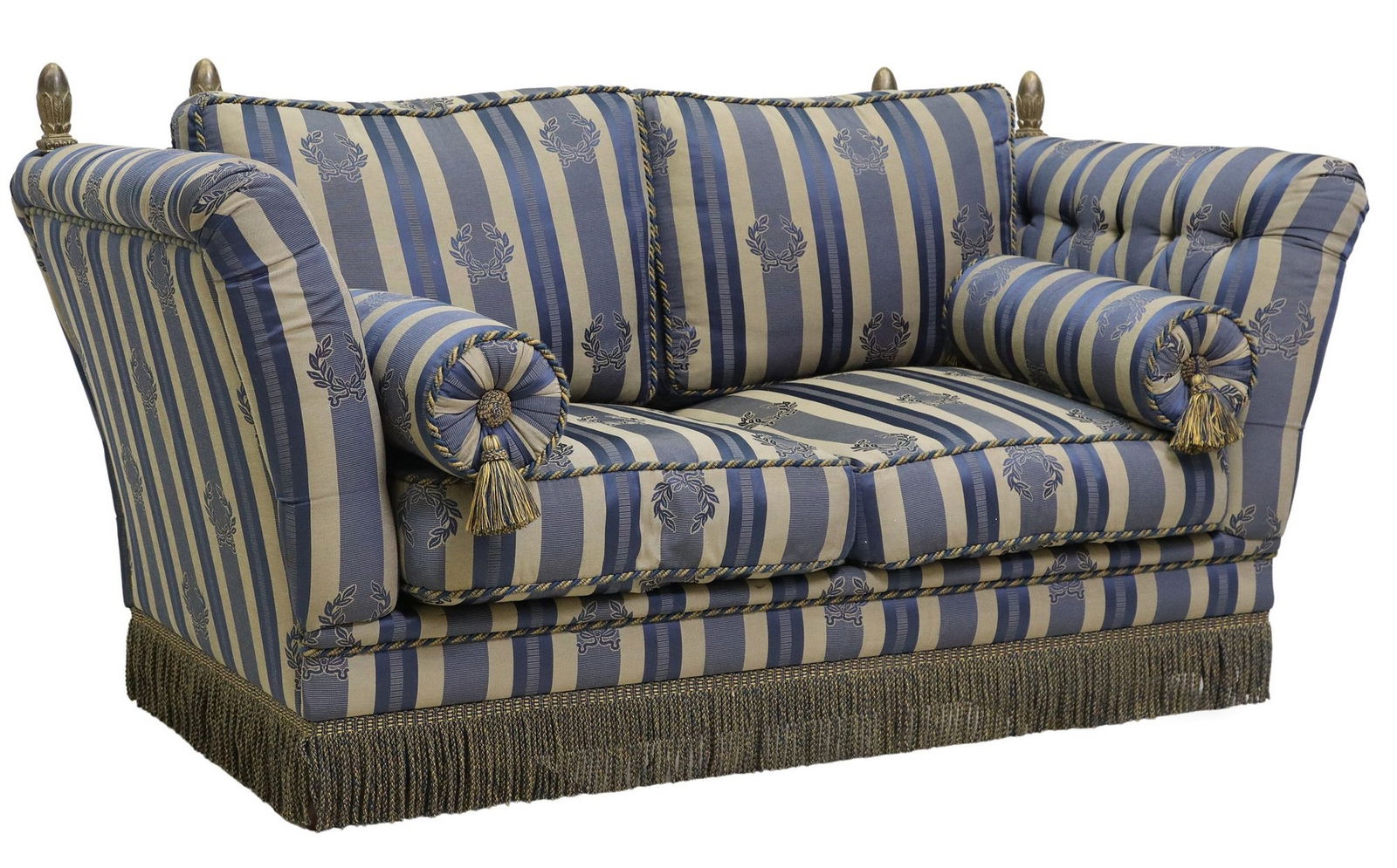 EGON VON FURSTENBERG (1946-2004) FOR EPOQUE UPHOLSTERED SOFA (1 of 4)