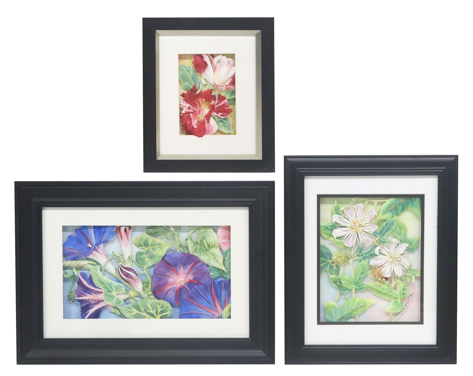 (3) SHOU PING (20TH C.) BOTANICAL THREE-DIMENSIONAL PAPER SCULPTURES (1 of 7)