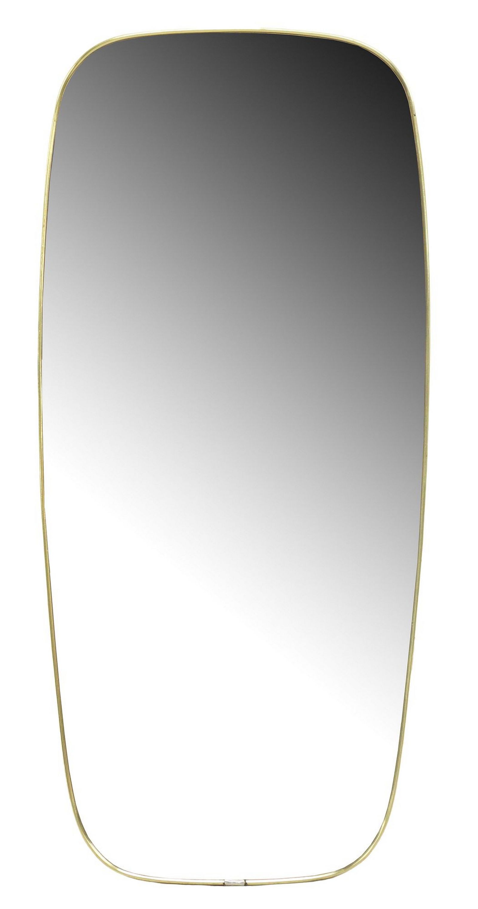 ITALIAN MID-CENTURY MODERN BRASS WALL MIRROR (1 of 3)