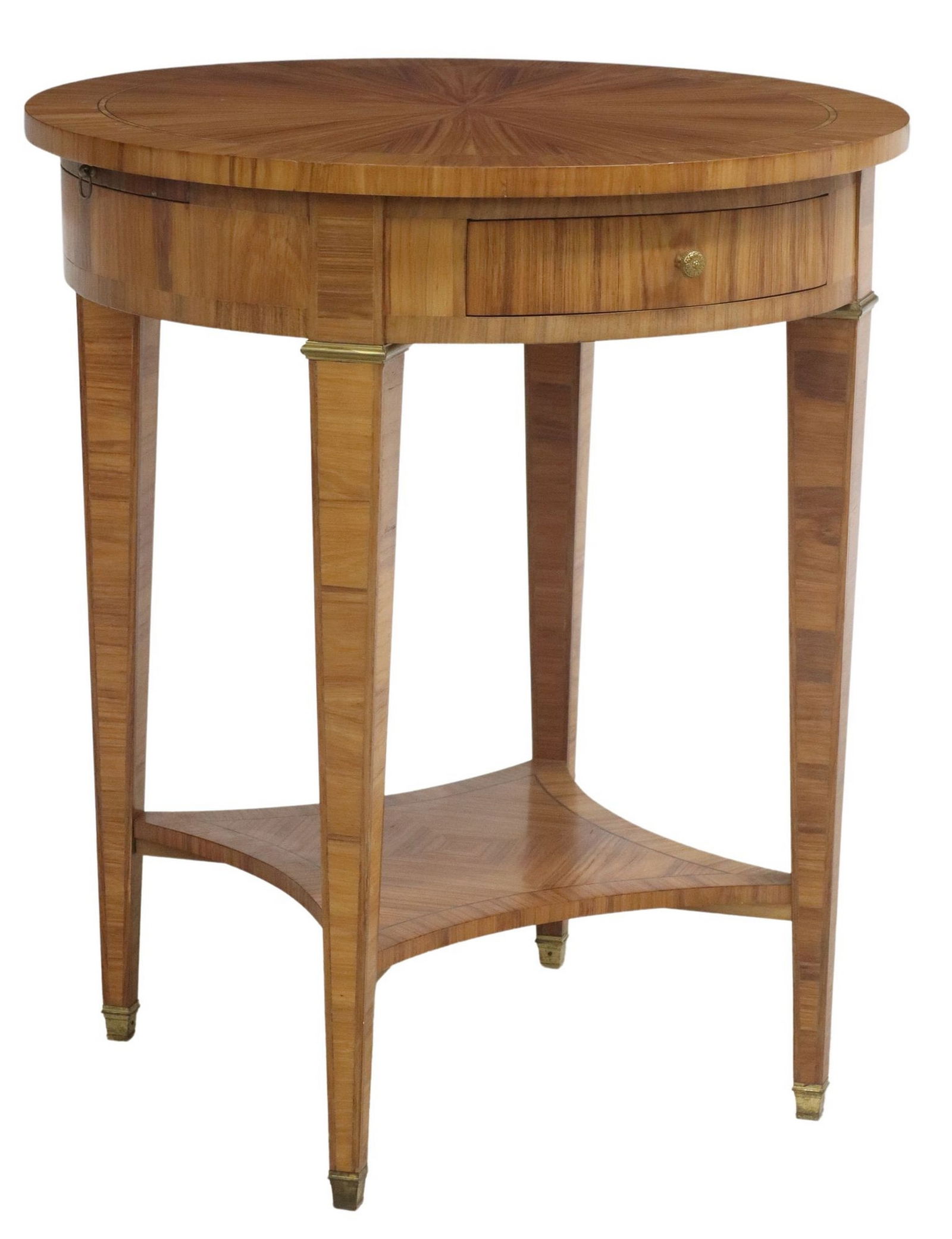 FRENCH MATCHED VENEER GUERIDON TABLE (1 of 4)