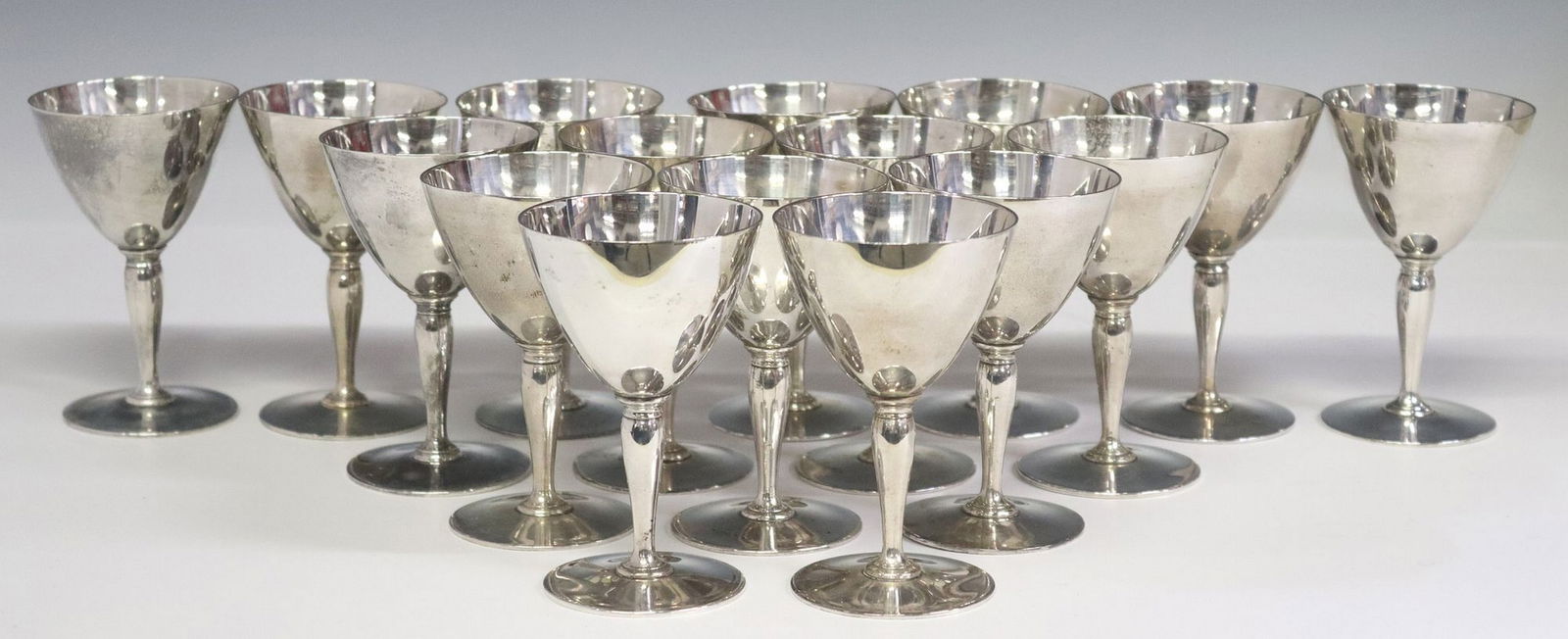 (16) TIFFANY & CO. JOHN C. MOORE STERLING SILVER COCKTAIL GOBLETS (1 of 4)