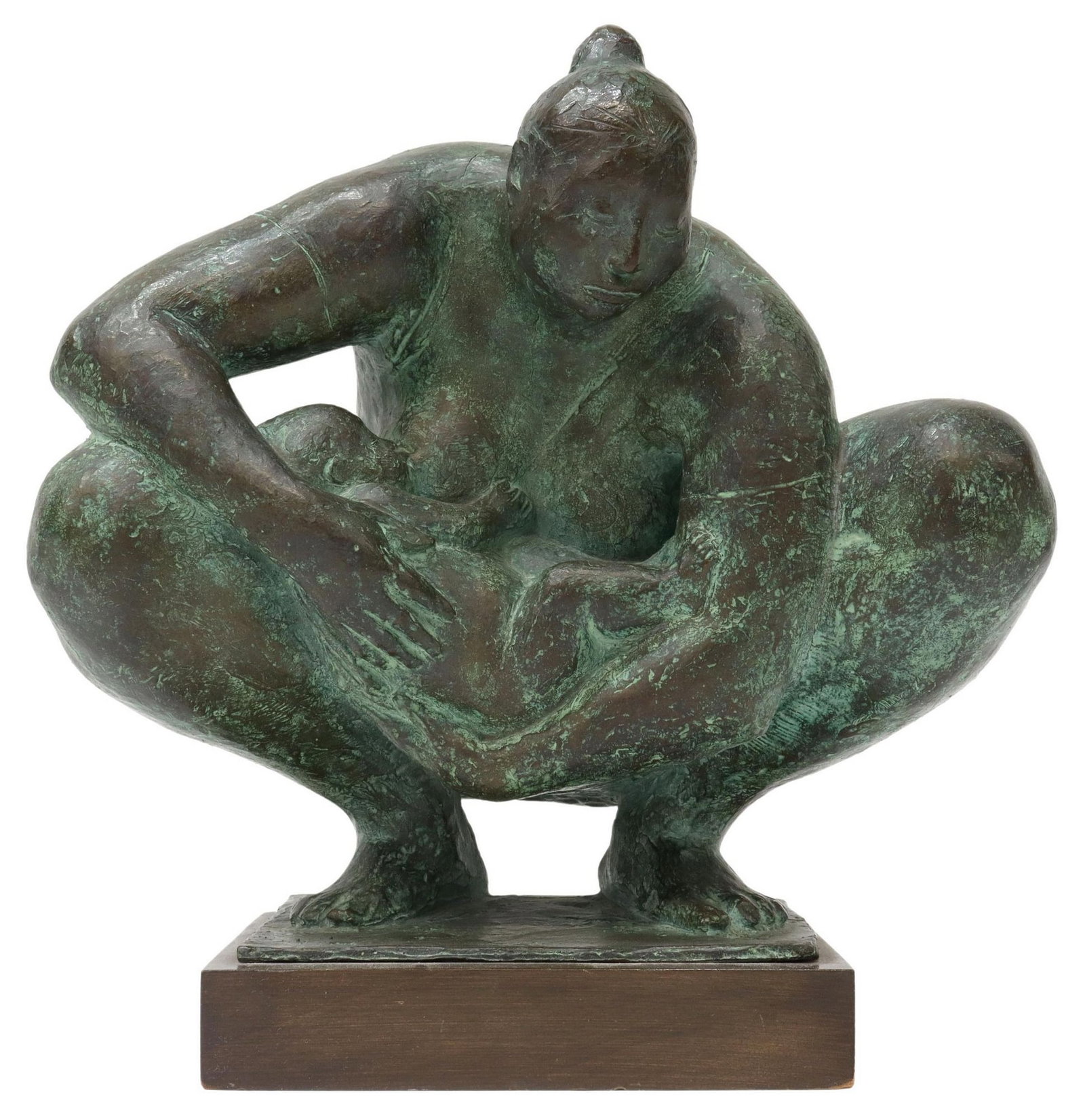 BRONZE 'MATERNIDAD EN CUCLILLAS'