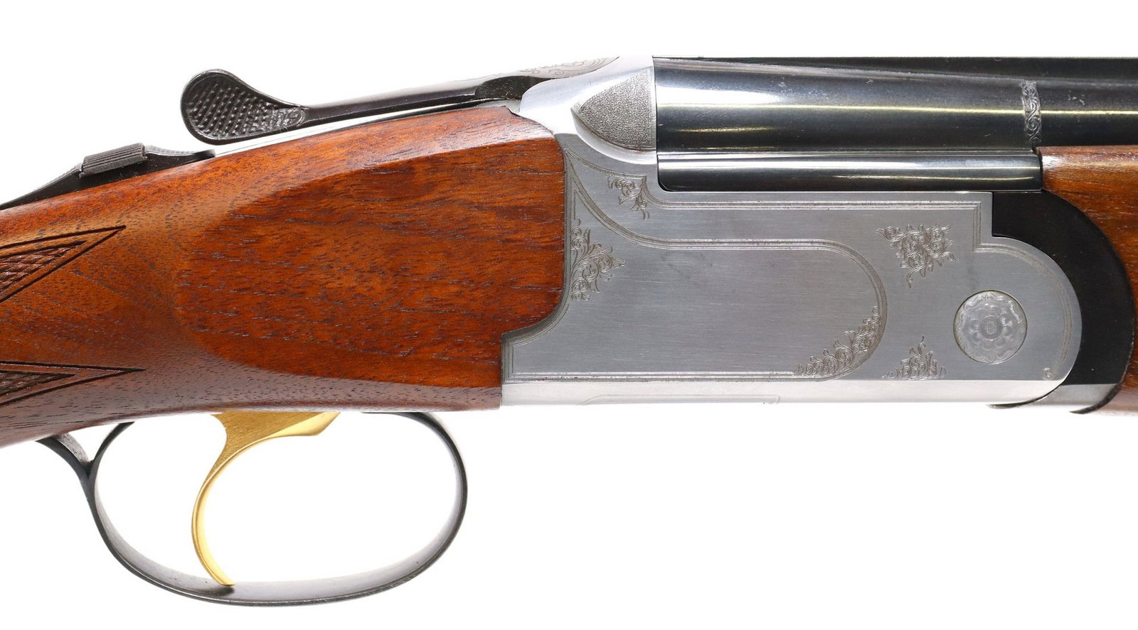 VERONA LX680 O/U 20GA SHOTGUN: Verona Model LX680 Over and Under Shotgun, 20 gauge, 29" vent rib barrels, choke threads, 2.75" chamber, silver tone receivers, gilt trigger, slide safety, recoil pad, light scratching, 95% 