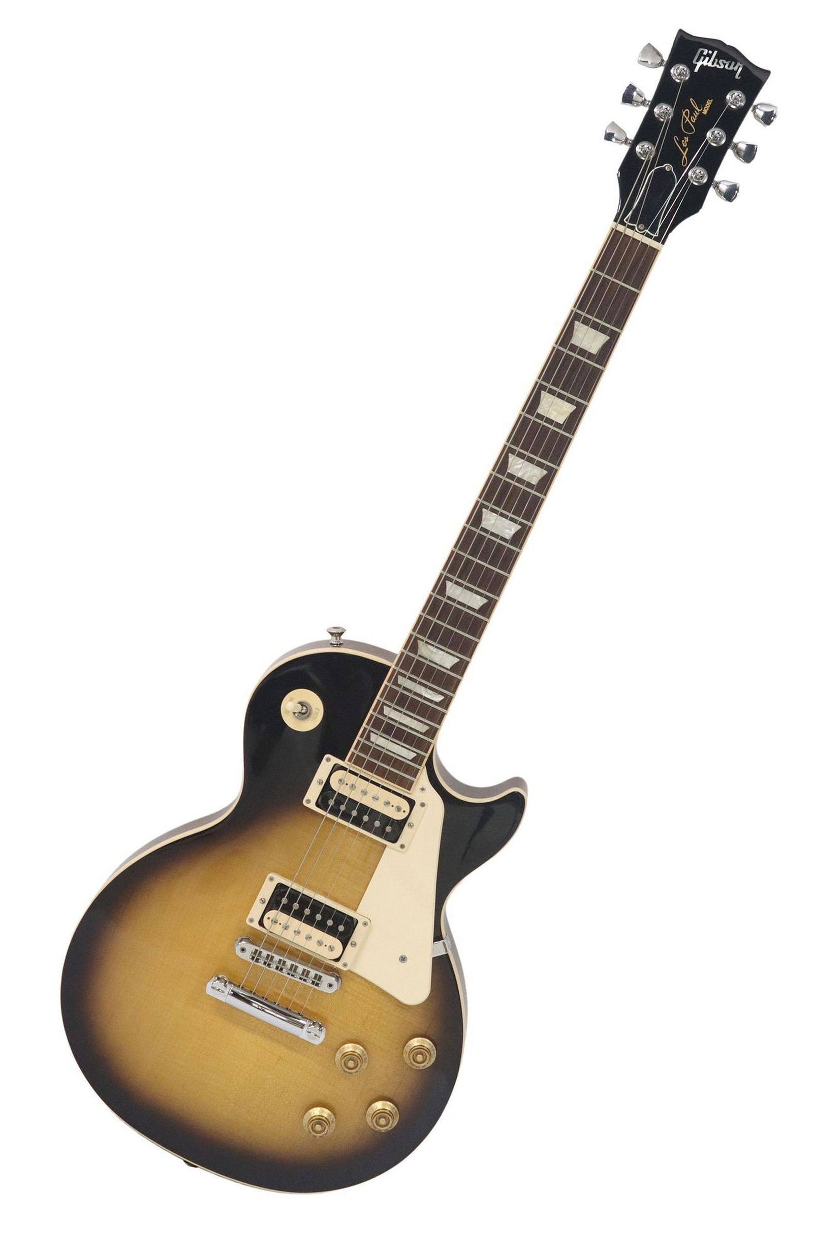 2017 GIBSON LES PAUL TOBACCO BURST ELECTRIC GUITAR & HARD CASE: 2017 Gibson Les Paul electric guitar, tobacco burst finish, made in USA, serial number 170013317, accompanied by Gibson hard shell case, guitar: approx 39"l, 13"w, 2.5"d, overall i