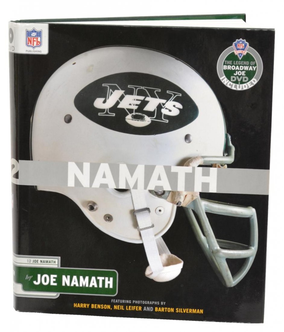 BOOK: JOE NAMATH SIGNED SENTIMENT TO DARRELL ROYAL: Book: "Namath" by Joe Willie Namath, Rugged Land, LLC, New York, 2006, signed with sentiment in ink at inside page "Coach Royal, I've been a fan of yours since the early sixties, and thankful for some