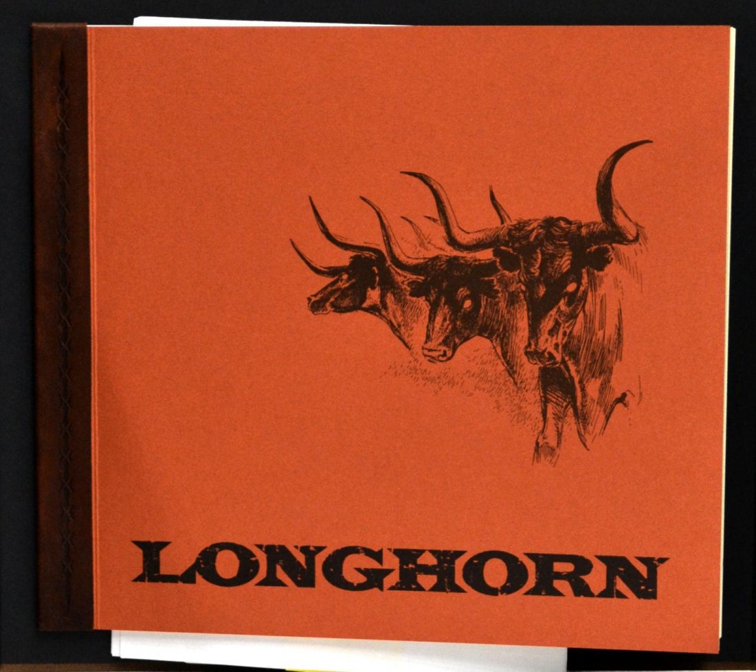 BOOK: U.S SECTY. DONALD EVANS, DARRELL ROYAL QUOTE: Book: special limited edition #157 of 200, "Longhorn", Photography and text by Jeffrey Mannix, Illustrations by Tom Lea, Adair Margo Press, El Paso, Texas, 2004, "Presented by Donald L. Evans" (b. 194
