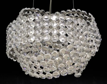 MARCHETTI ILLUMINAZIONE 6-LT CRYSTAL 'DIAMANTE' PENDANT LIGHT