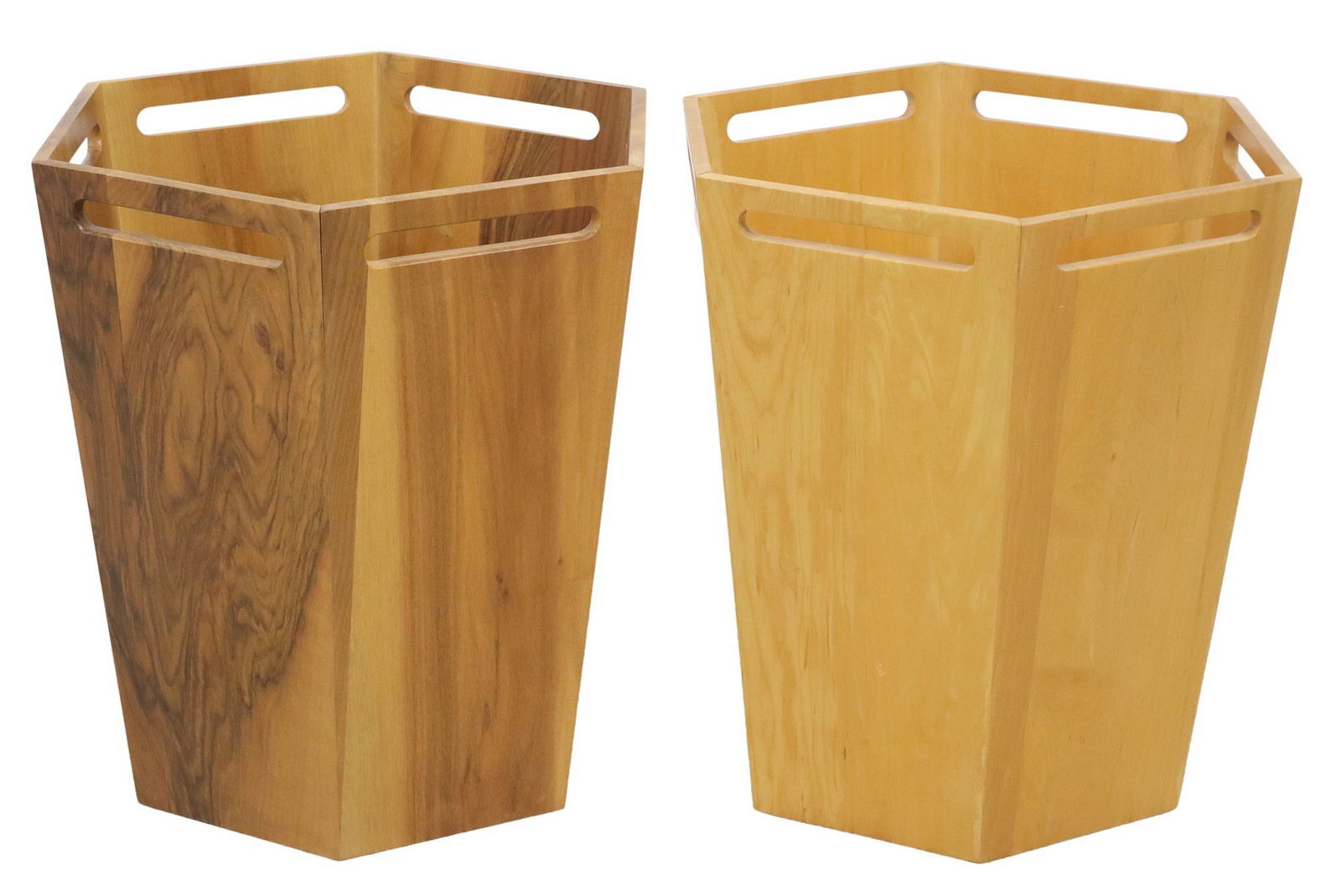 (2) TRESKE CONTEMPORARY WOOD STORAGE BINS (1 of 5)