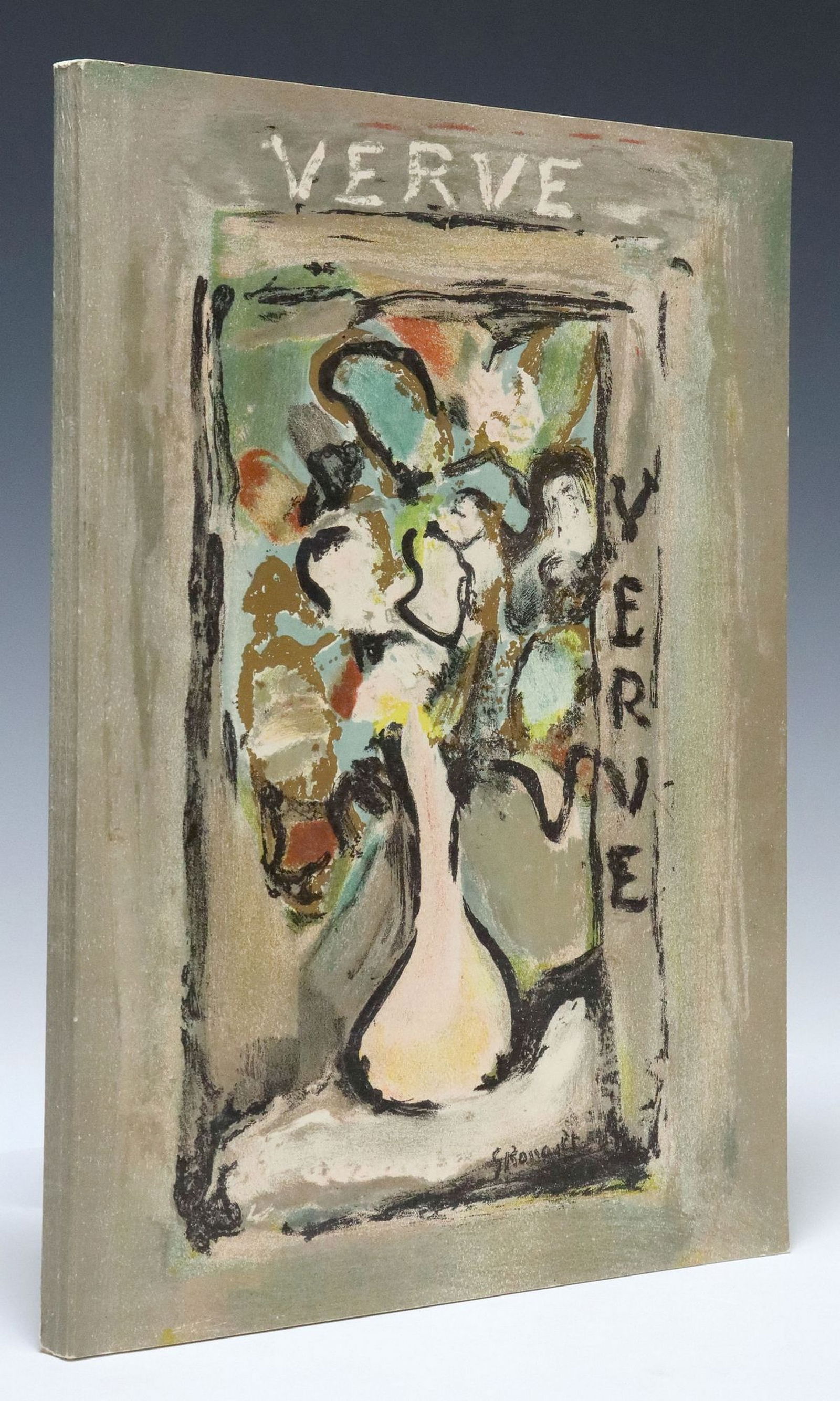 VERVE VOL. 1, NO. 4 JANUARY-MARCH 1939: HENRI MATISSE, ANDRE DERAIN: Book: Verve: an Artistic and Literary Quarterly, Volume One, Number Four, January-March 1939, published at 4 Rue Ferou, Paris, printed in France, director: E. Teriade, typography and process color wor