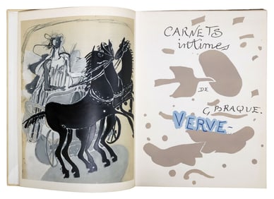 BOOK: THE INTIMATE SKETCHBOOKS OF GEORGES BRAQUE, VERVE