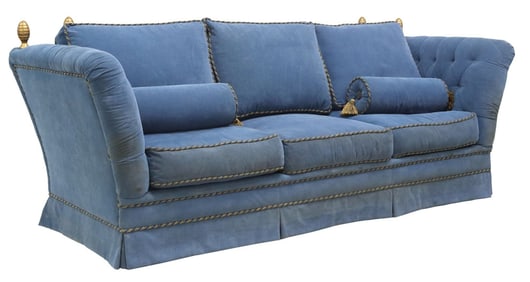 EGON VON FURSTENBERG FOR EPOQUE UPHOLSTERED SOFA, 93"L