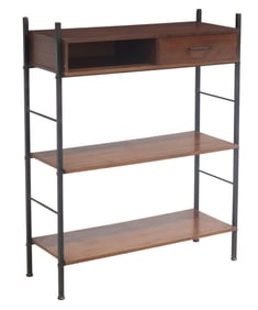 ITALIAN MID-CENTURY MODERN TEAK BOOKSHELF