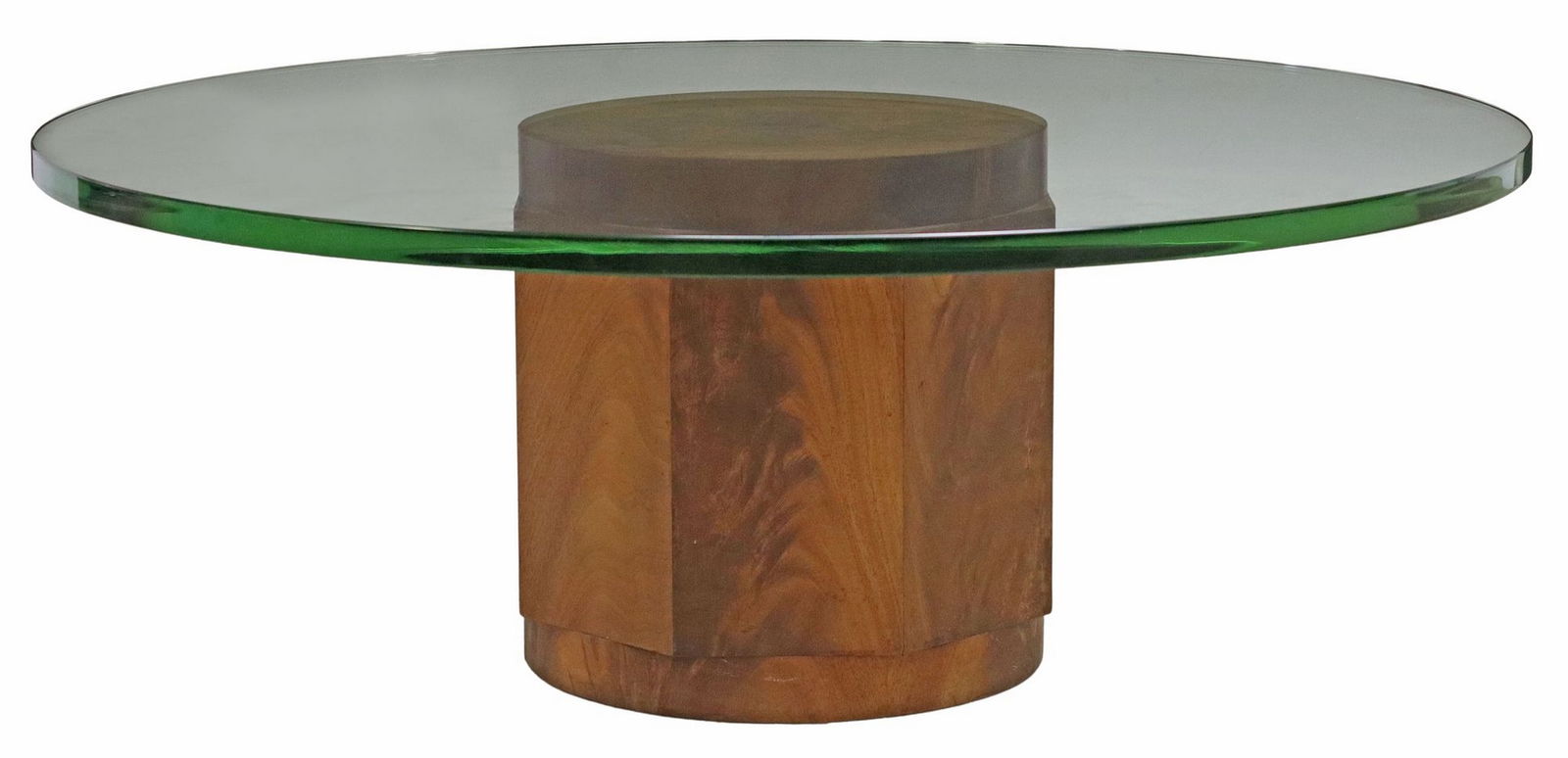 EDWARD WORMLEY FOR DUNBAR OCTAGONAL WALNUT COFFEE TABLE (1 of 4)