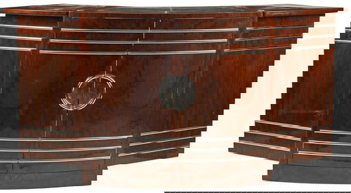 ART DECO STYLE DRY BAR CABINET