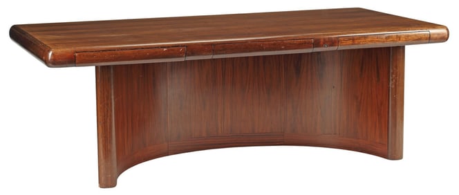 DANISH MODERN DYRLUND ROSEWOOD 'SKYLINE' EXECUTIVE DESK