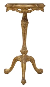 VENETIAN LOUIS XV STYLE GILT & PAINTED STAND