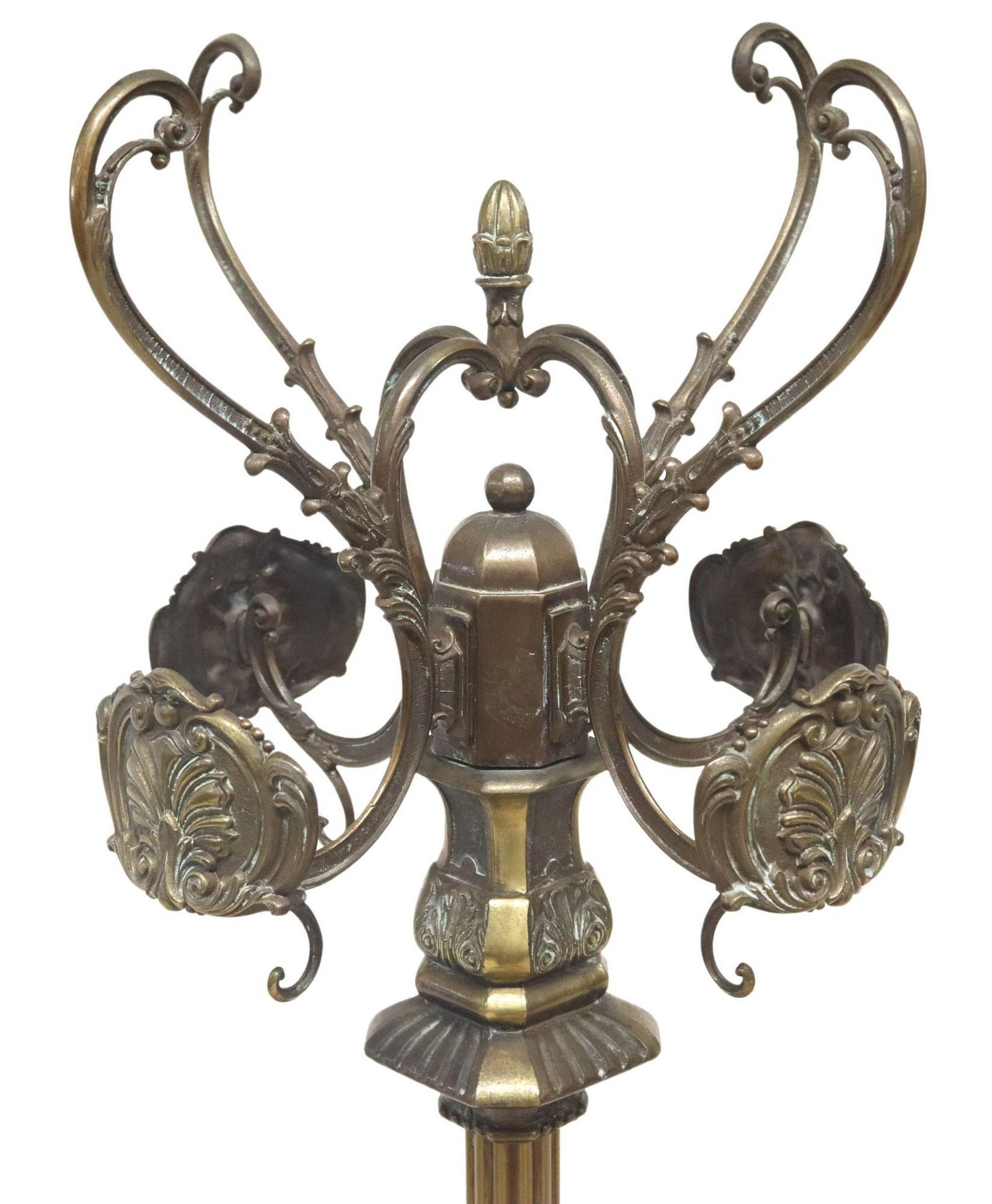 ITALIAN GILT METAL STANDING HALL TREE (1 of 3)