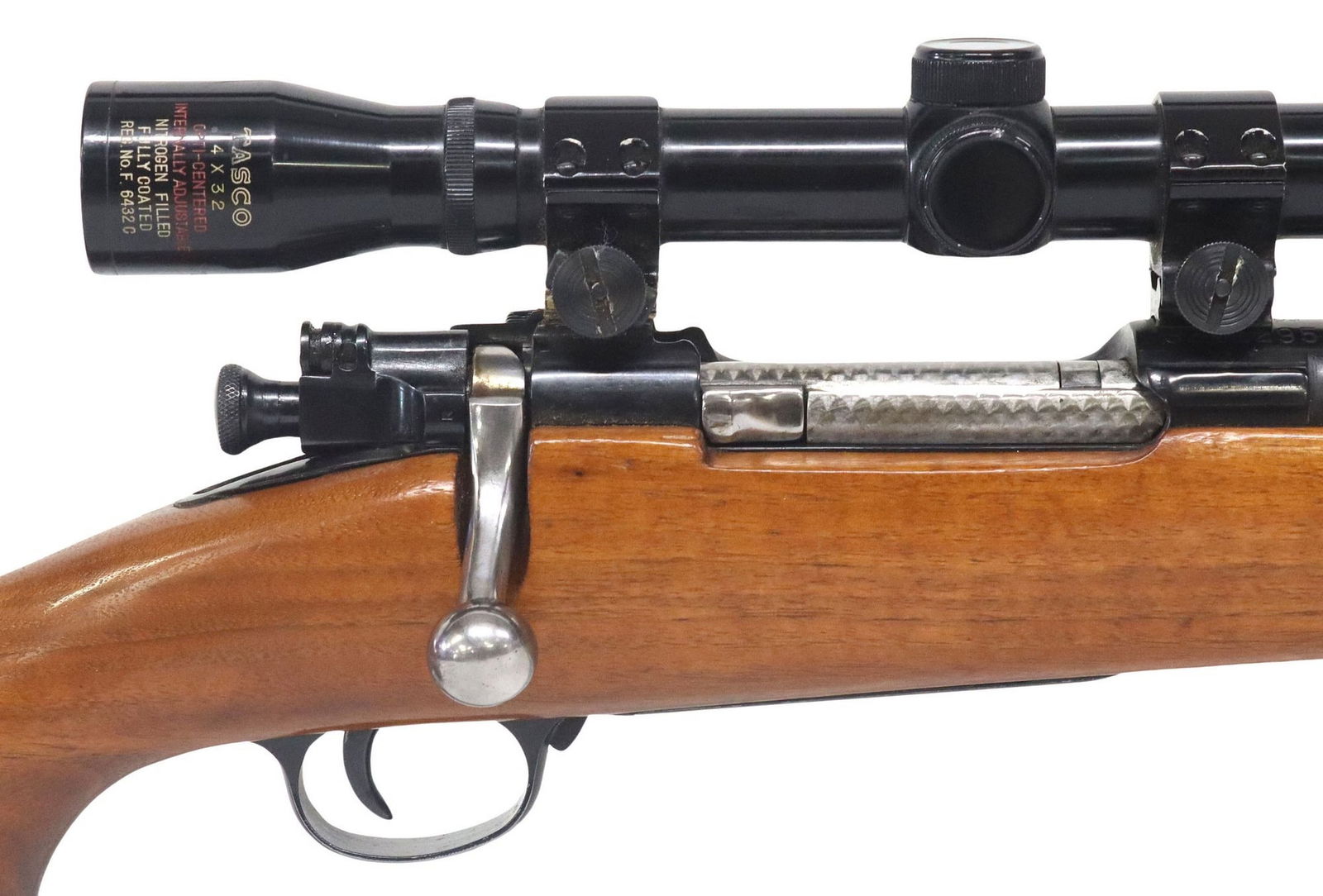REMINGTON 1903A3 SPORTER RIFLE, SNIPER BARREL: Customized WWII Remington Model 1903A3 Rifle, mfg. September, 1942, bolt action, .30-06 caliber, the 22" barrel marked at top "A4" signifying the barrel was originally made fo