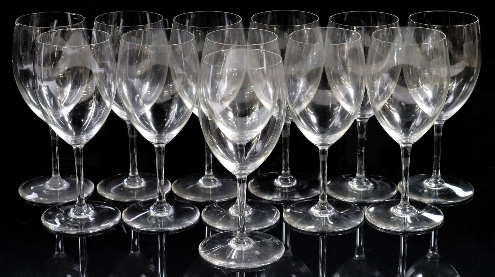 (12) BACCARAT 'HAUT BRION/ SAINT EMILION' CRYSTAL WATER GOBLETS (1 of 6)