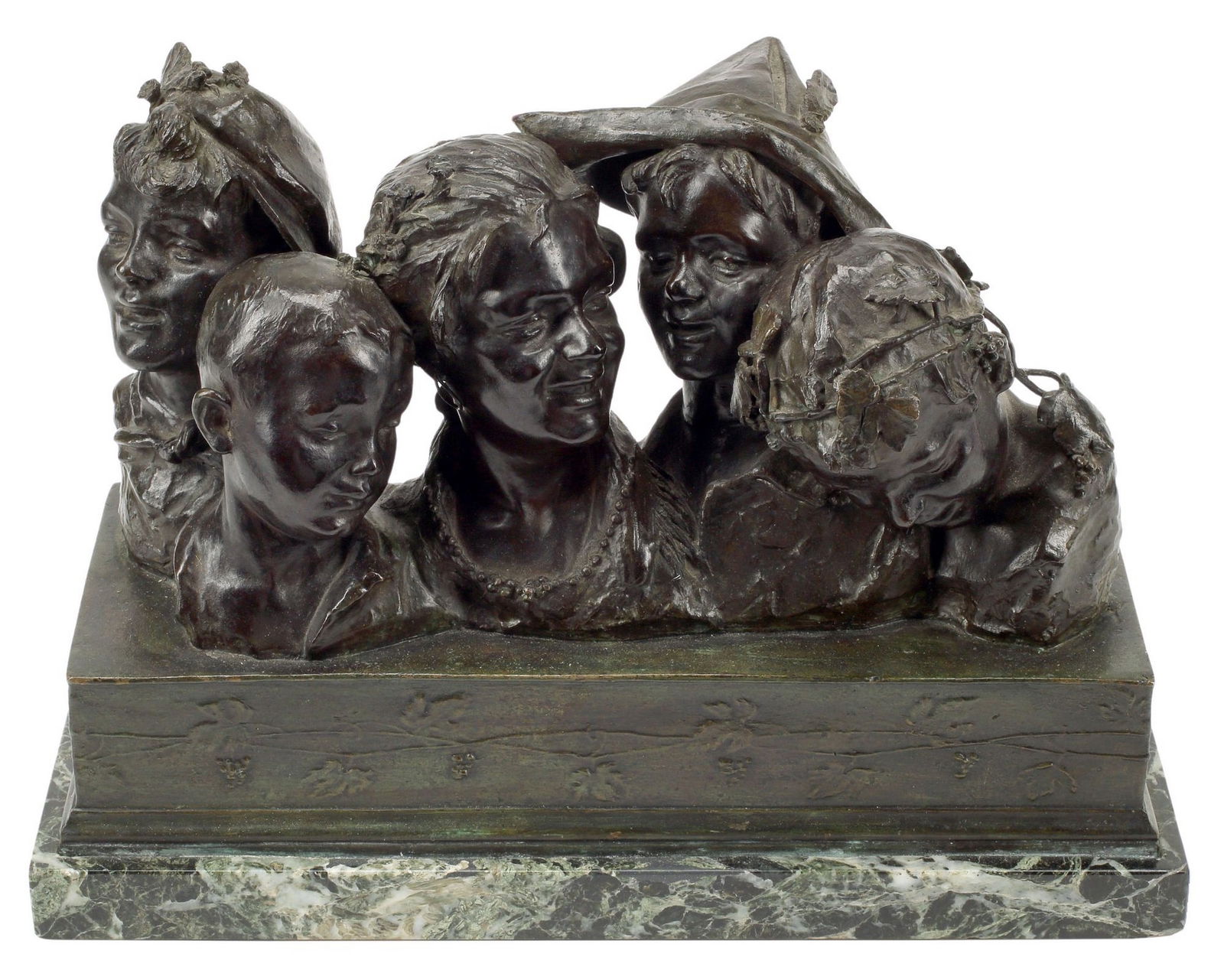 AFTER JUAN CLARA (1875-1958) BRONZE FIGURAL SCULPTURE, 'MURMURE' (1 of 4)