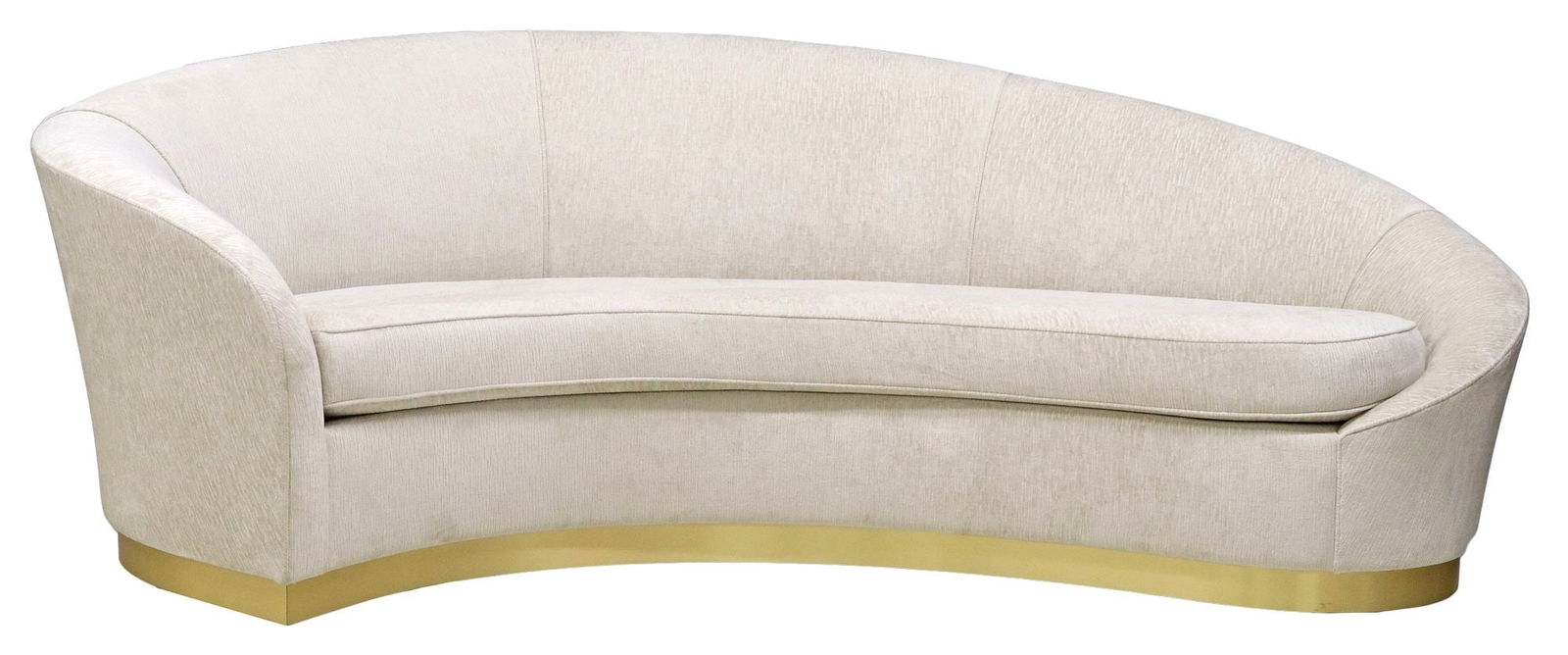 CONTEMPORARY DONGHIA 'CURVE LEFT' UPHOLSTERED SOFA (1 of 4)