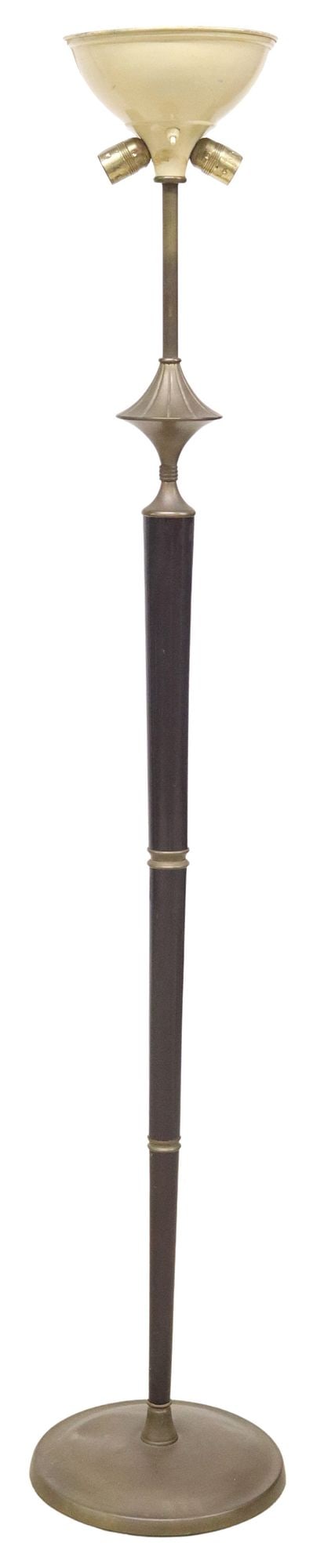 ITALIAN ART DECO TORCHIERE FLOOR LAMP (1 of 4)