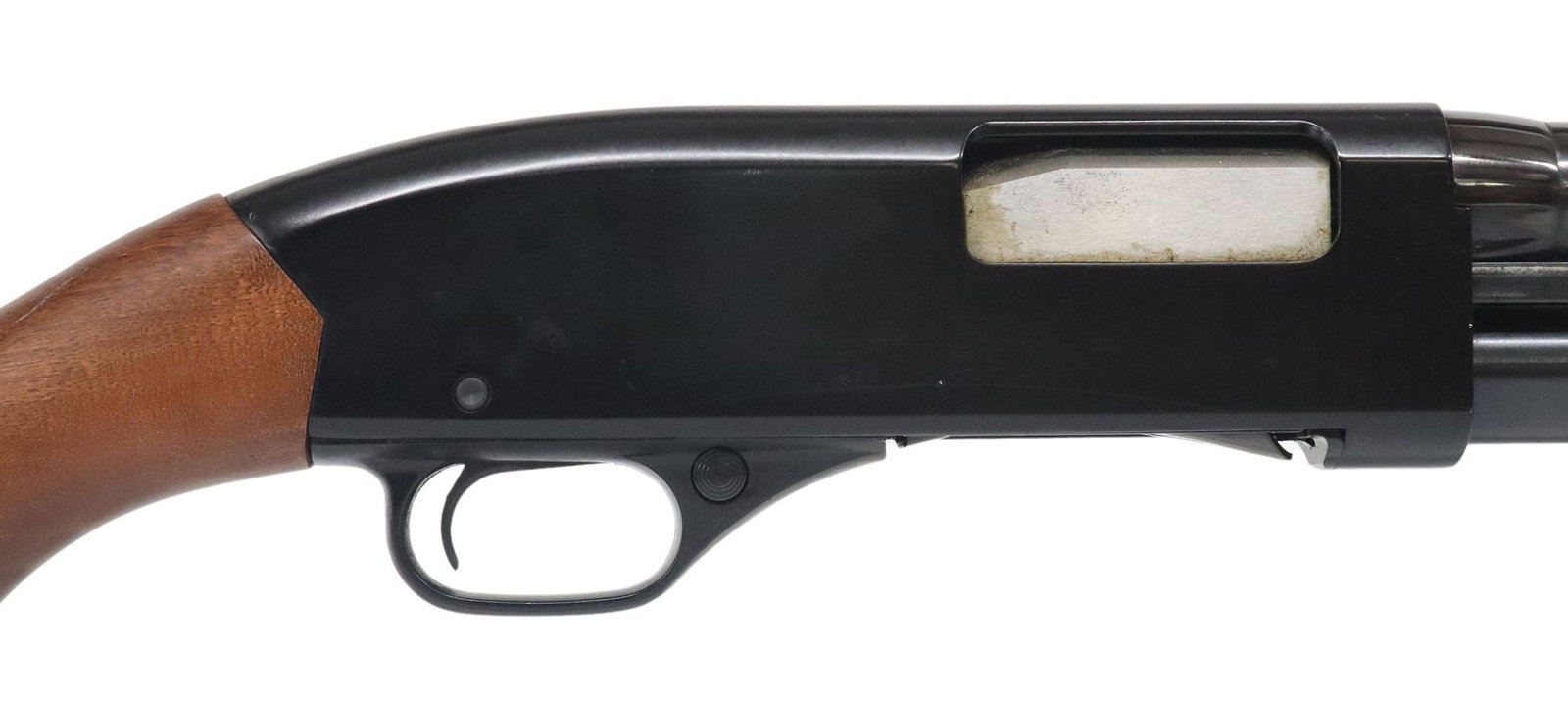 WINCHESTER 1300 DEFENDER 12GA SHOTGUN: Winchester Model 1300 Defender Shotgun, slide action, 12 gauge, 2.75" and 3" shells, 18.5" barrel with bead front sight, seven round tubular magazine, hardwood stock, recoil pad, 