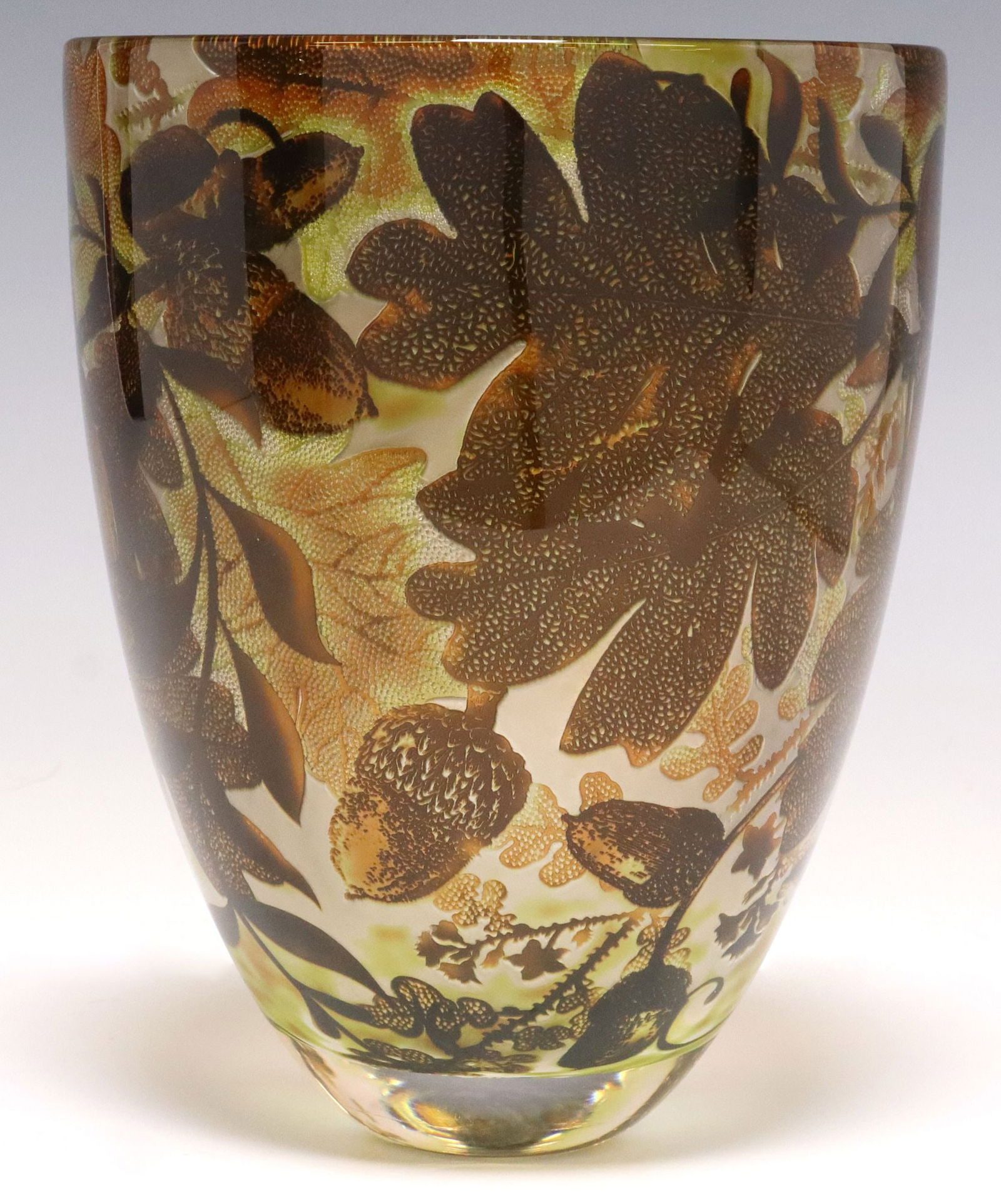 JONATHAN HARRIS (B.1965) FOR ASPREY CAMEO ART GLASS 'AUTUMN' VASE (1 of 7)