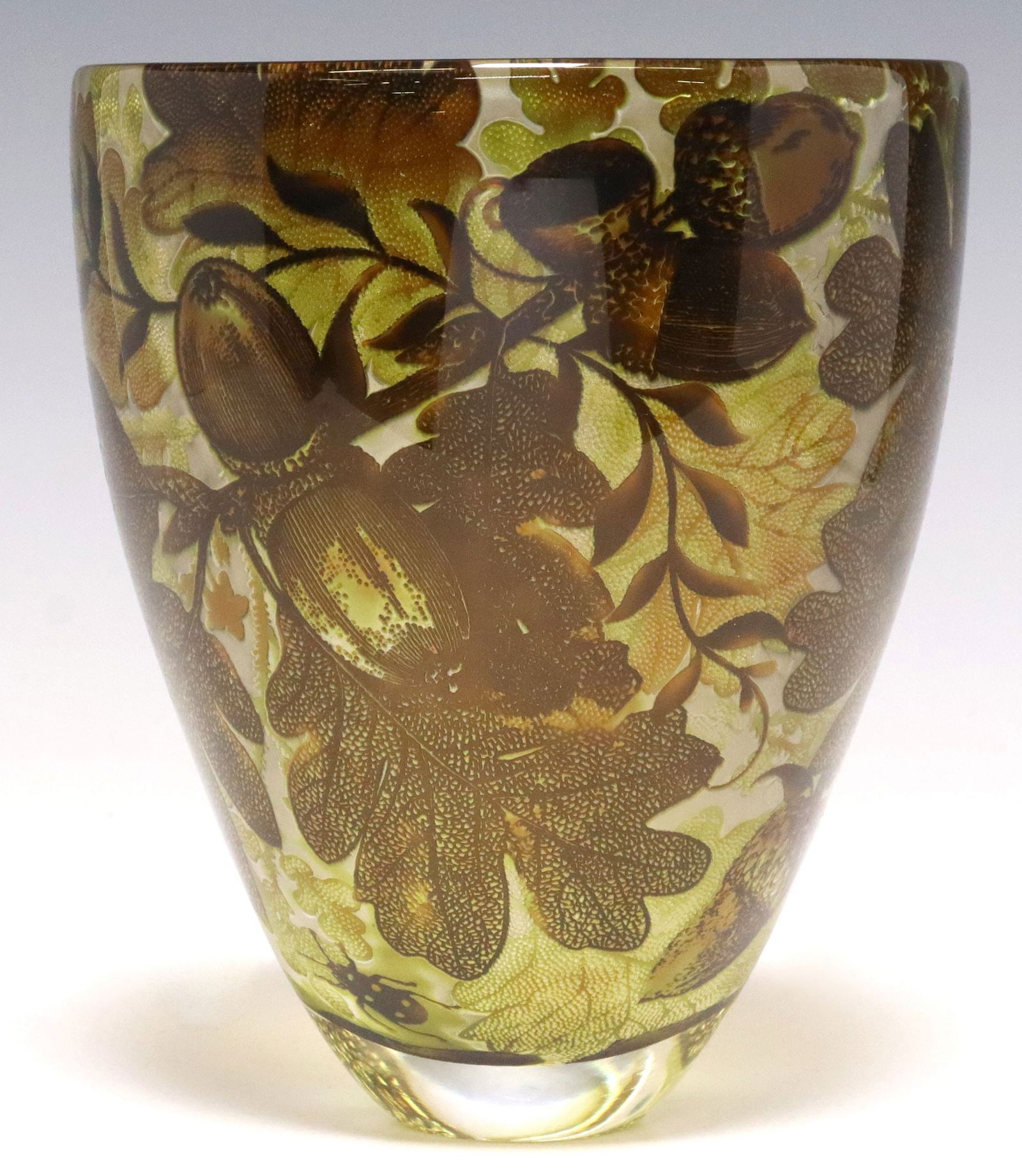 JONATHAN HARRIS (B.1965) FOR ASPREY CAMEO ART GLASS 'AUTUMN' VASE (1 of 6)