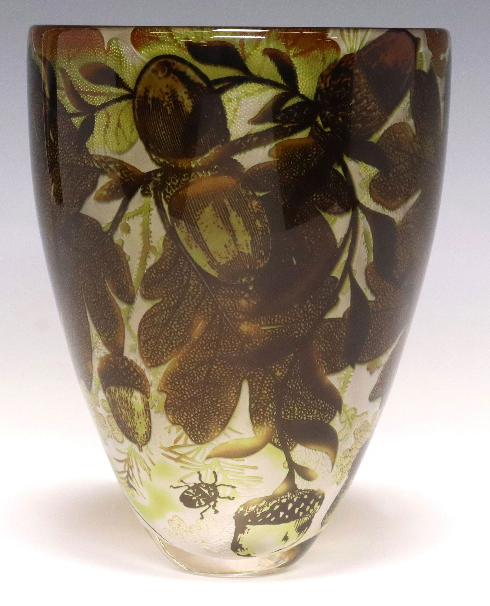 JONATHAN HARRIS (B.1965) FOR ASPREY CAMEO ART GLASS 'AUTUMN' VASE (1 of 7)