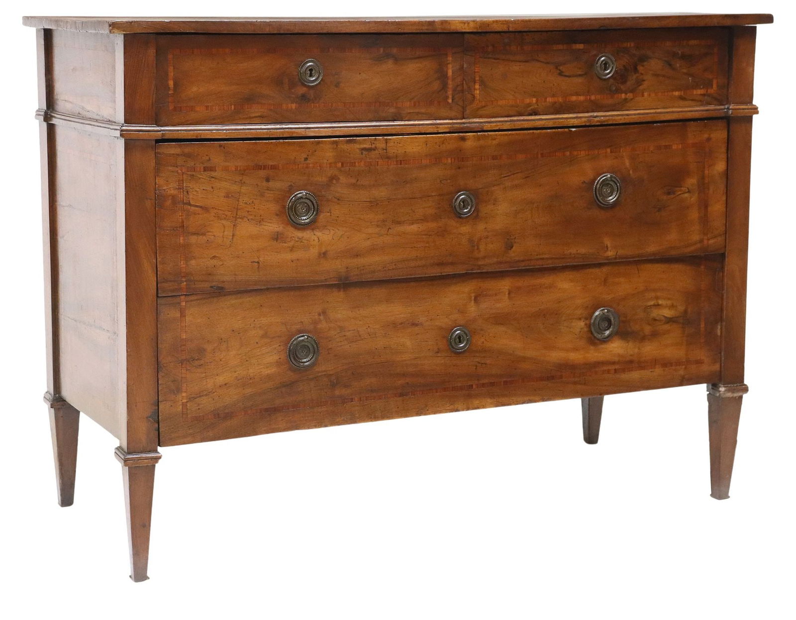 ITALIAN NEOCLASSICAL STYLE MAHOGANY PARQUETRY COMMODE (1 of 5)