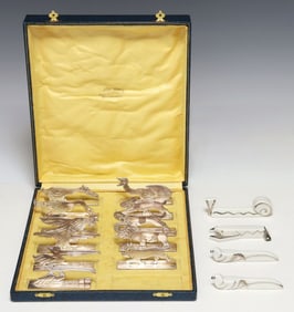 (15) FRENCH ART DECO ANIMAL-FORM KNIFE RESTS