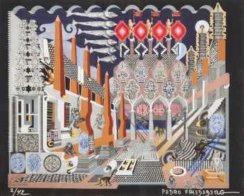 PEDRO FRIEDEBERG (B.1936) 'CHANGUITOS EN LA CIUDAD'