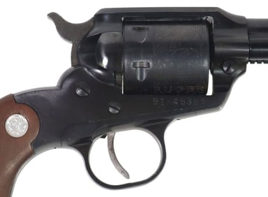 RUGER BEARCAT SA .22 REVOLVER, BOX & PAPERS, 95%