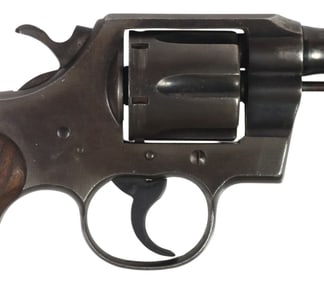 COLT OFFICIAL POLICE REVOLVER, .38 CAL., TEXAS PRISON