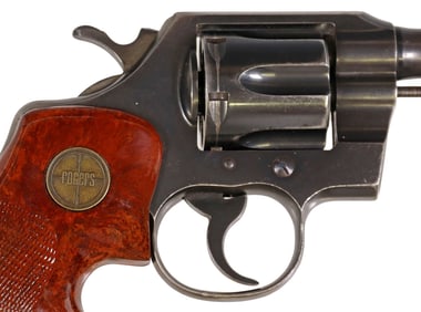 COLT OFFICIAL POLICE REVOLVER, .38, TEXAS PRISON